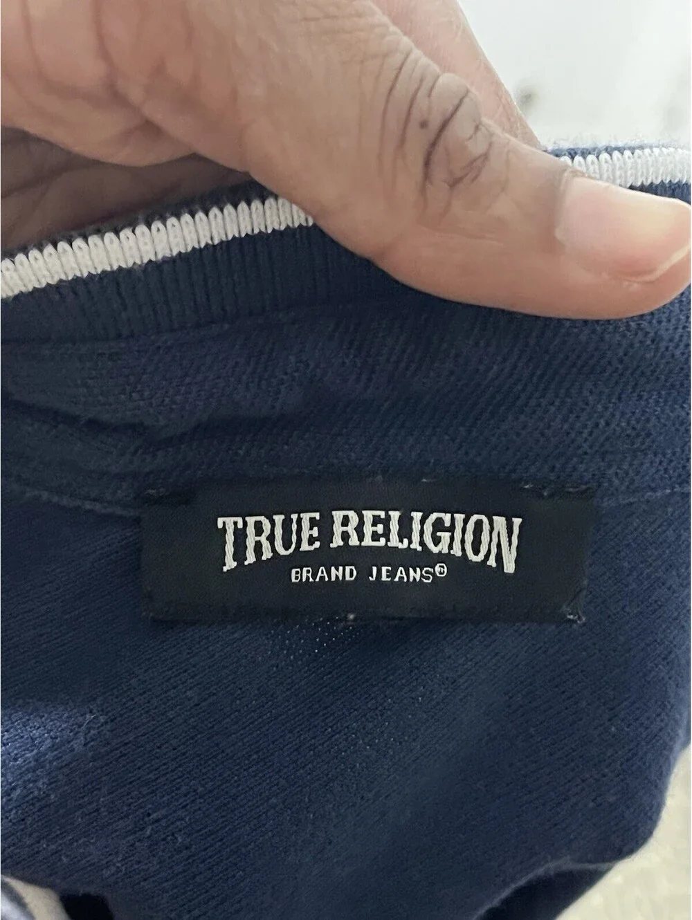 True Religion Short Sleeve Relaxed Polo Shirt Men’s Large PTP 22”
